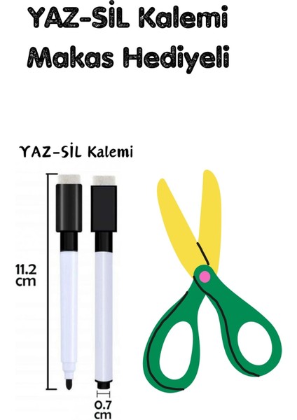 Okul Öncesi Renkleri Öğreten Yaz – Sil Eğitim Seti fiyatları
