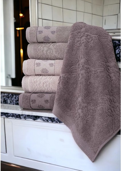 Lavanta 6lı El-Yüz Havlusu 50X90 cm