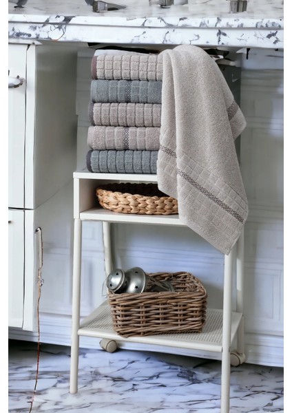 Alya 6lı El-Yüz Havlusu 50X90 cm