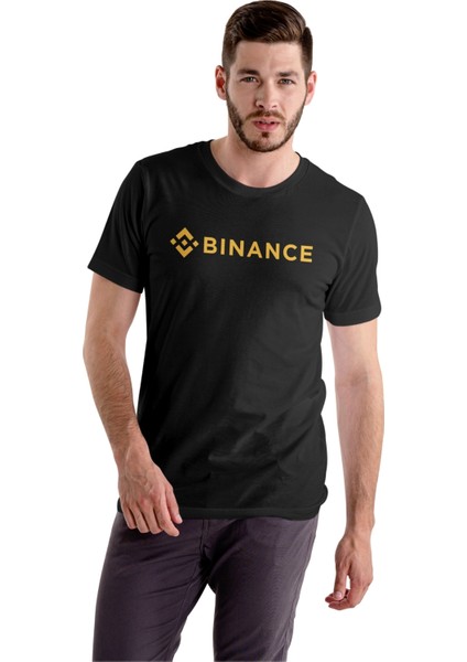 Bitcoin Tshirt Siyah Binance Tişört