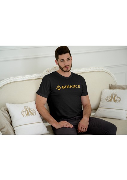 Bitcoin Tshirt Siyah Binance Tişört