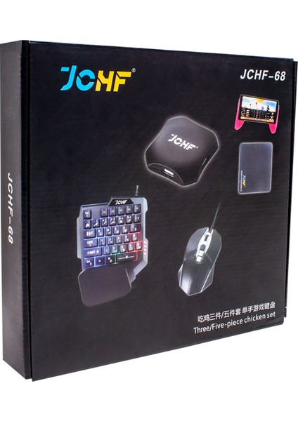Hello Jchf-68 Klavye + Mouse Bluetooth Gamepad Oyuncu 4ın1 Set (Lisinya) Alithestereo