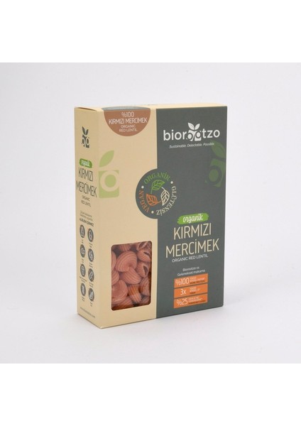 Artizan Bronz Kalıp Organik Glütensiz Vegan Kırmızı Mercimek Karışık 6 Paket x 200 gr
