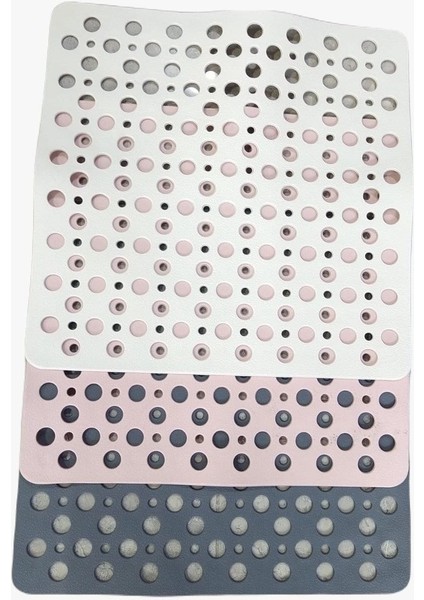 Main Shop Kare Bubble Bath Math Banyo & Duş Kaydırmazı Antrasit Renk 2 Adet 54x54 cm