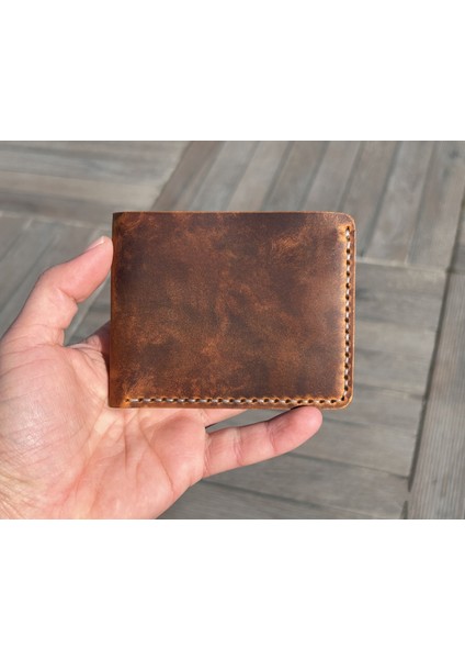 Horizonestore1. Sınıf Hakiki Crazy Horse Deri Kartlık