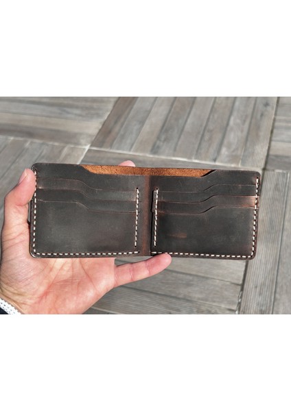 Horizonestore1. Sınıf Hakiki Crazy Horse Deri Kartlık