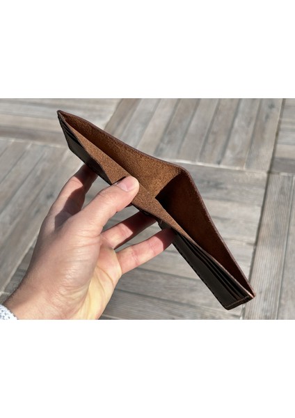 Horizonestore1. Sınıf Hakiki Crazy Horse Deri Kartlık
