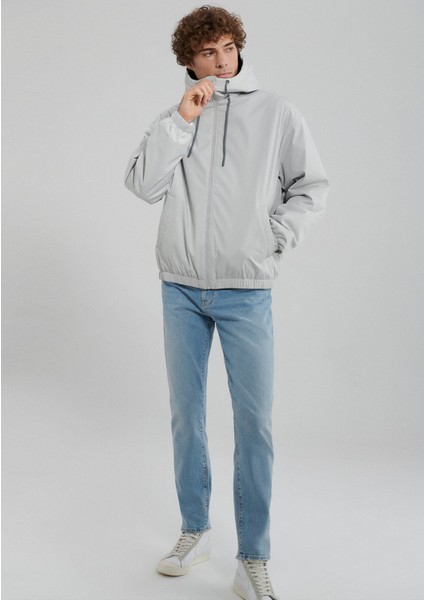 Kapüşonlu Gri Ceket 0110333-70074 fiyatları