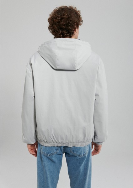 Kapüşonlu Gri Ceket 0110333-70074 fırsatları