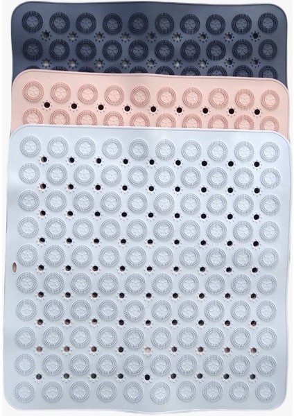 Main Shop Kare Masajlı Silikon Banyo & Duş Kaydırmazı Antrasit Renk GP-150 fırsatları