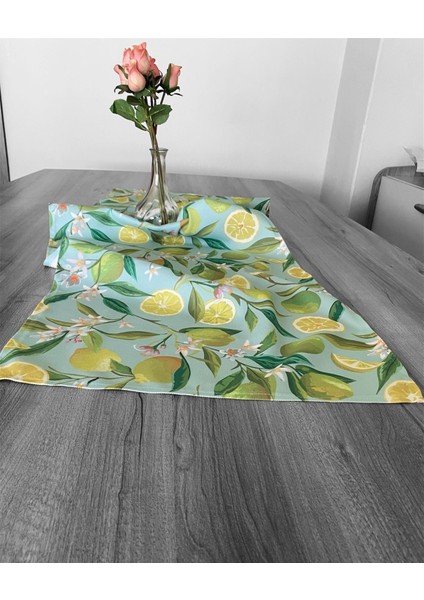 Limon Desenli Runner 44X138 cm modelleri