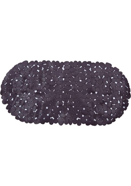 Main Shop Vantuzlu Banyo ve Duş Kaydırmaz Paspası 34 cm x 68 cm Antrasit Renk