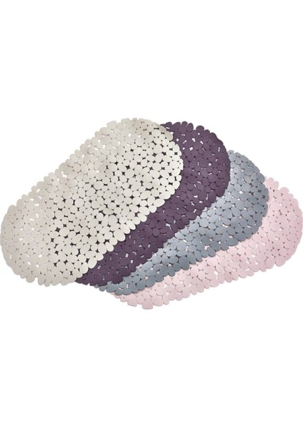 Main Shop Vantuzlu Banyo ve Duş Kaydırmaz Paspası 34 cm x 68 cm Antrasit Renk
