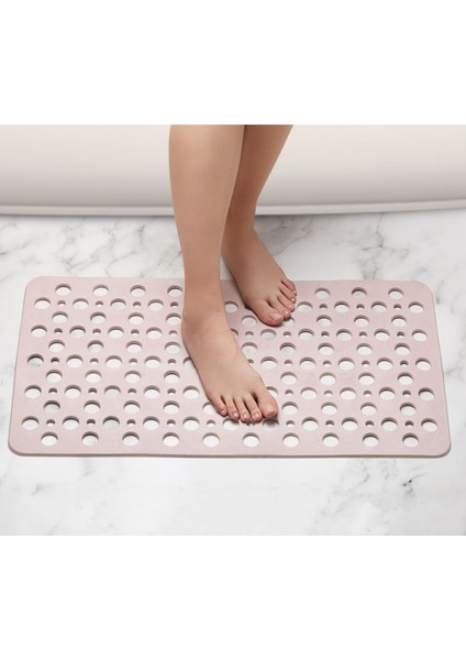 Main Shop Vantuzlu Banyo ve Duşa Kabin Dikdörtgen, Küvet Içi Kaydırmaz Vantuzlu Banyo Paspası Pembe 36x66 cm modelleri