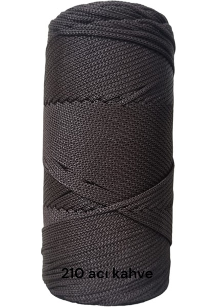 Polyester Makrome Ipi 200GR Makrome Ipi Çanta Ipi Runner Ipi Örgü Ipi No4 - 1.4mm Makrome Ipi