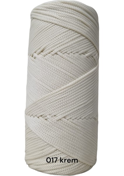 Polyester Makrome Ipi 200GR Makrome Ipi Çanta Ipi Runner Ipi Örgü Ipi No4 - 1.4mm Makrome Ipi