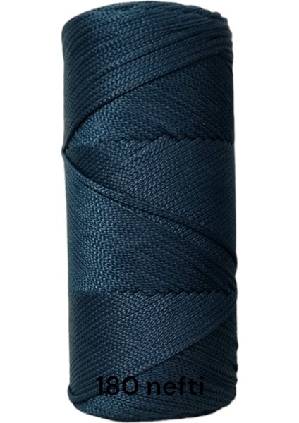 Polyester Makrome Ipi 200GR Makrome Ipi Çanta Ipi Runner Ipi Örgü Ipi No4 - 1.4mm Makrome Ipi