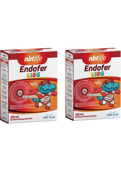 Nbt Life Endofer Kids Demir Damla 30 ml 2 Adet