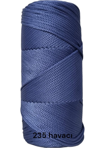 Polyester Makrome Ipi 200GR Makrome Ipi Çanta Ipi Runner Ipi Örgü Ipi No4 - 1.4mm Makrome Ipi