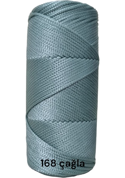 Polyester Makrome Ipi 200GR Makrome Ipi Çanta Ipi Runner Ipi Örgü Ipi No4 - 1.4mm Makrome Ipi