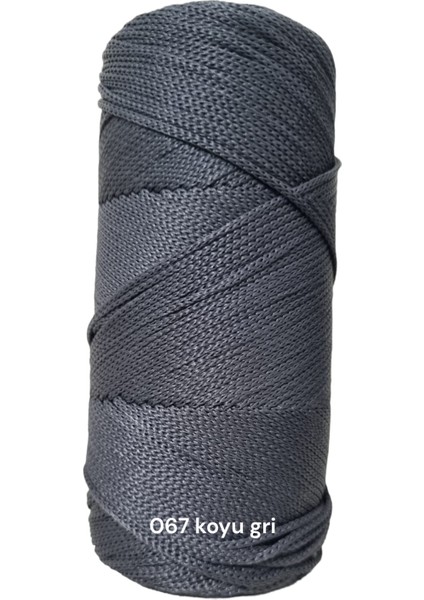 Polyester Makrome Ipi 200GR Makrome Ipi Çanta Ipi Runner Ipi Örgü Ipi No4 - 1.4mm Makrome Ipi