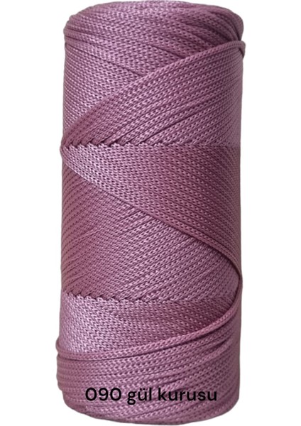 Polyester Makrome Ipi 200GR Makrome Ipi Çanta Ipi Runner Ipi Örgü Ipi No4 - 1.4mm Makrome Ipi