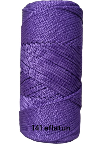 Polyester Makrome Ipi 200GR Makrome Ipi Çanta Ipi Runner Ipi Örgü Ipi No4 - 1.4mm Makrome Ipi