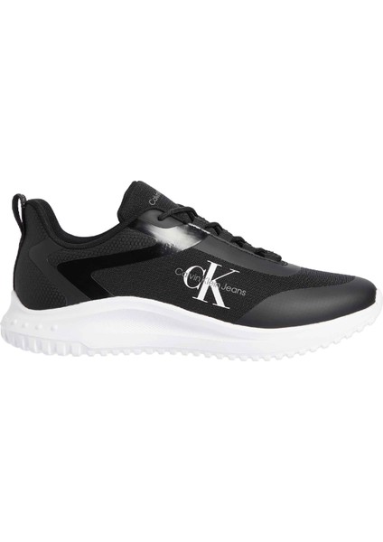 Siyah - Beyaz Erkek Sneaker Eva Runner Low Lace ml Mıx