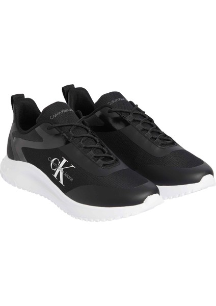 Siyah - Beyaz Erkek Sneaker Eva Runner Low Lace ml Mıx