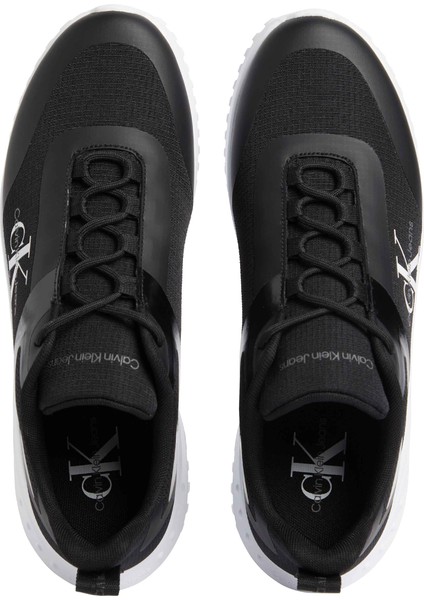 Siyah - Beyaz Erkek Sneaker Eva Runner Low Lace ml Mıx