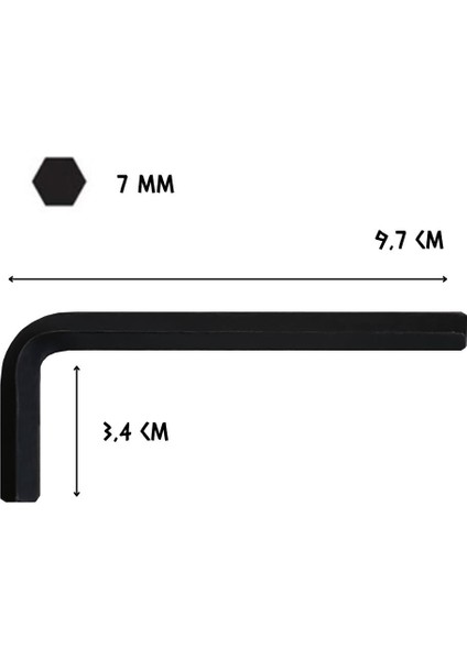 Tekli Alyan Kısa - 7.0 Mm.