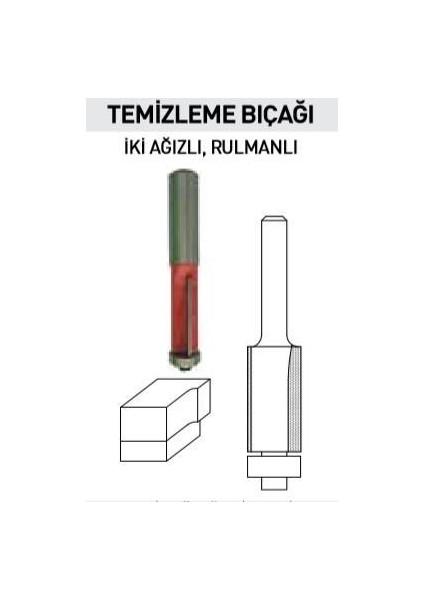 Topshop 14483 Rulmanlı Temizleme Bıçağı 13X50X12 mm - 8695348144831