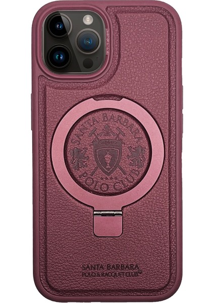 Polo Racquet Club Iphone 15 Pro Max Primo Magsafe Stand Kapak - Kırmızı 317105