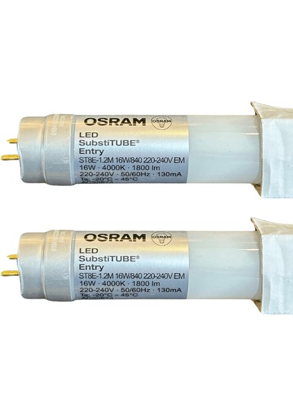 16W 4000K (Günışığı) G13 Duylu LED Floresan (2 Adet)