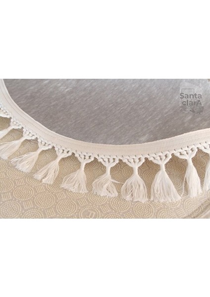 Gri Dikdörtgen Püskül Saçaklı Post Halı Peluş Yumuşak Kaymaz Dot Taban modelleri