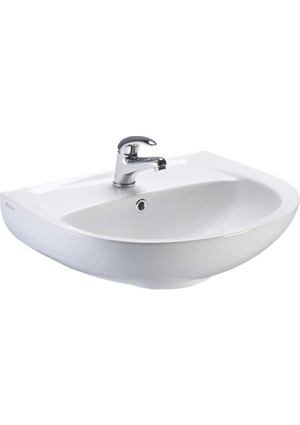 Ege Vitrifiye Kapya Oval Lavabo 60X48 cm