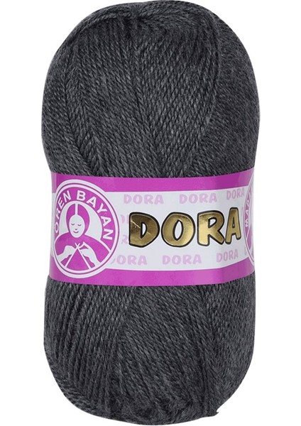 Dora Örgü Ipi Koyu Gri (009) 5'li Paket