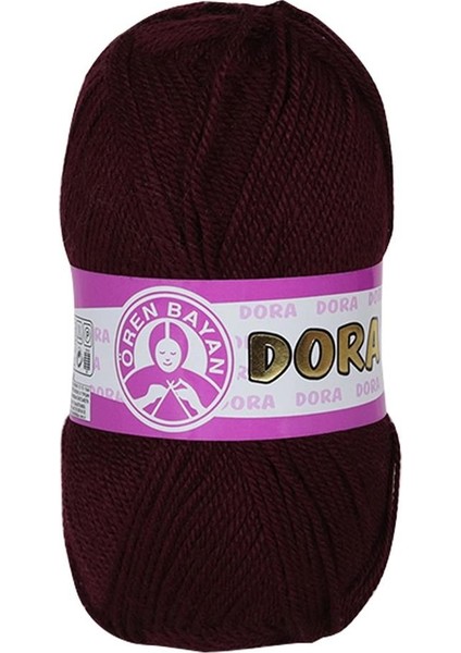 Dora Örgü Ipi Bordo (035) 5'li Paket