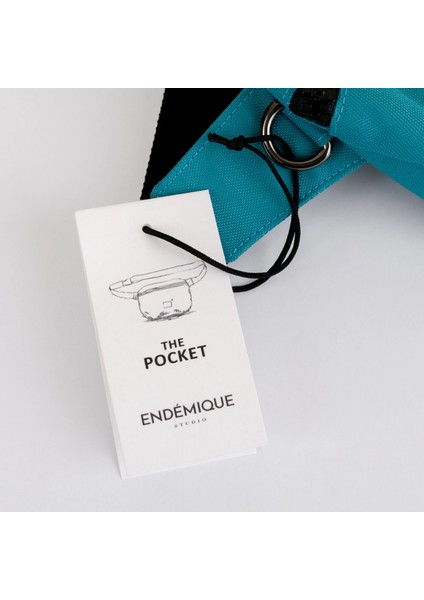 Endémique Studio The Pocket Turquoise Bel Çantası fırsatları