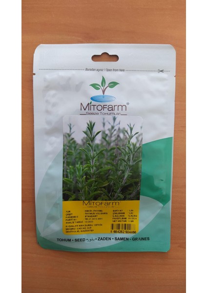 Thymus Vulgaris Kekik Tohumu