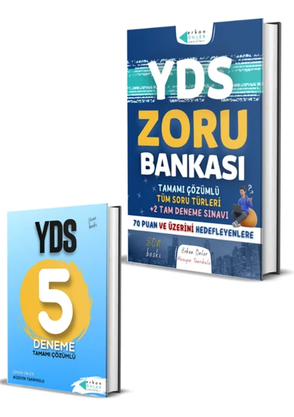 Erkan Önler YDS Zoru Bankası – Deneme