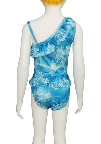 Frozen Baskılı Fırfırlı 2 Parça Bikini Kız Çocuk Bikini fiyatları