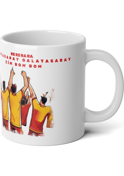 Re Re Ra Ra Cimbom Baskılı Premium Porselen Kupa Bardak