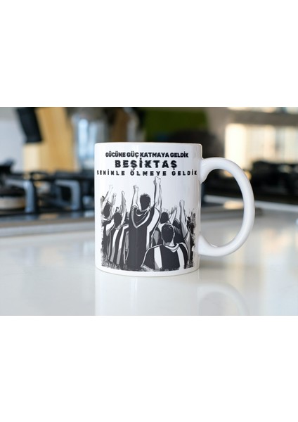 Gücüne Güç Katmaya Geldik Baskılı Premium Porselen Kupa Bardak (Kara Kartal) fiyatları