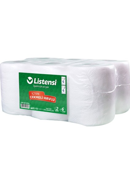 Içten Çekmeli Havlu 6'lı