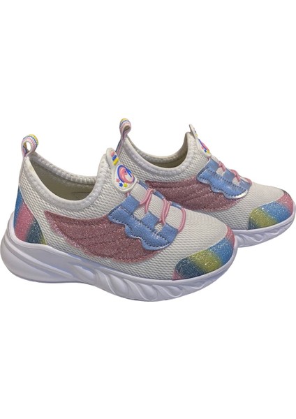 Kız Çocuk Renkli Fileli Spor Ayakkabı fiyatları