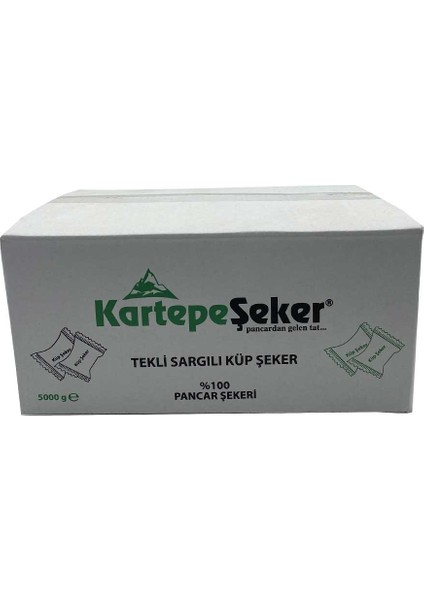 Tek Sargılı Küp Şeker 5 kg