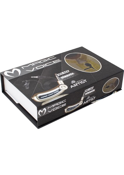 Magicvoice 5 Metre Kablolu Condenser Yaka Mikrofonu Mikrofon 3.5 mm Condenser 6.3 mm Jack Girişli Soketli Mandallı
