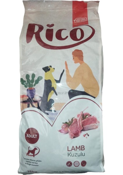 Kuzu Etli Yetişkin Köpek Maması 15 kg