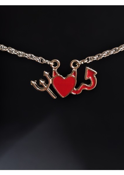 Antik Gümüş Kaplama Heart Gotik War Waper Unisex Zincirli Kolye